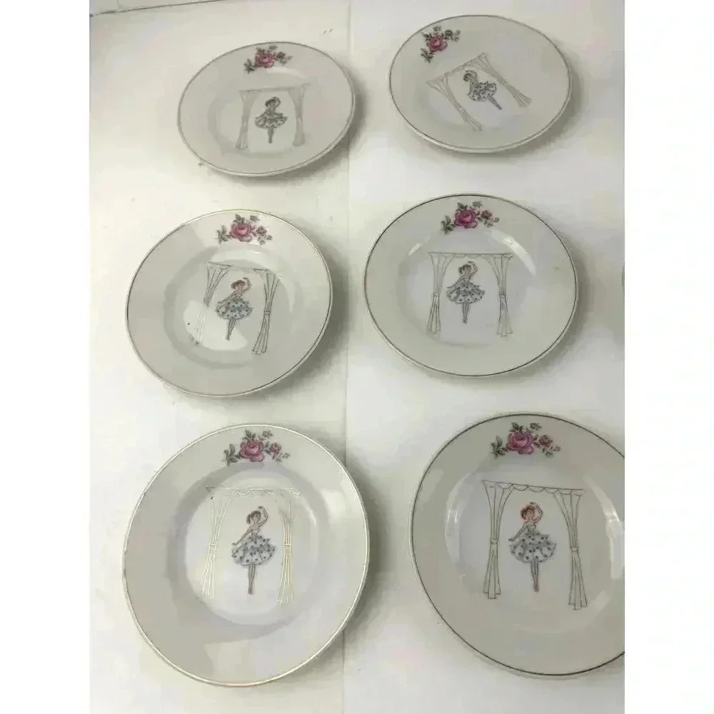 VTG Lot of 17 Child's Tea Set Japan Lady Ballerina Tea Set‎ General IND NY